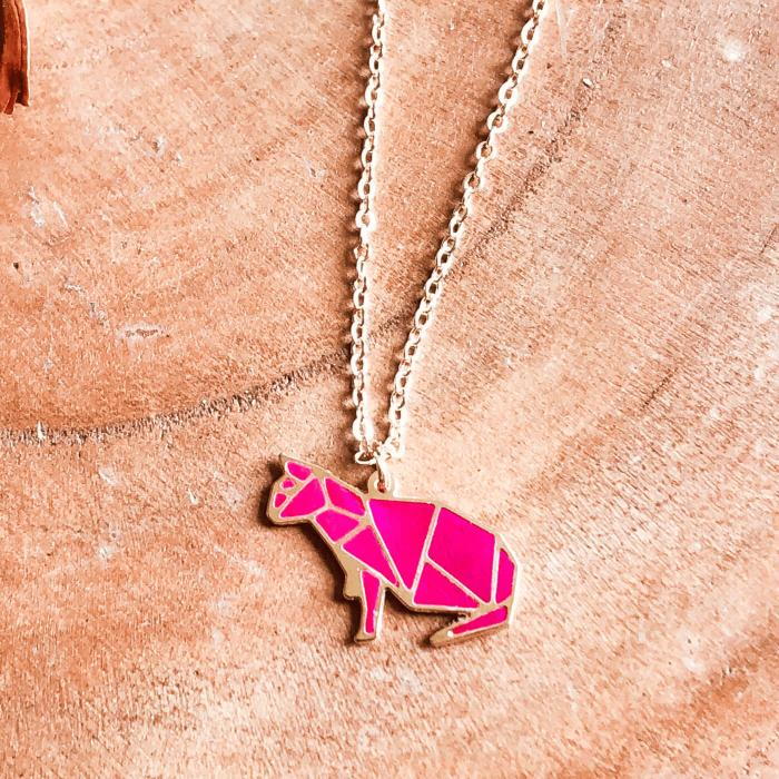 Kitty Cat Pink Pendant