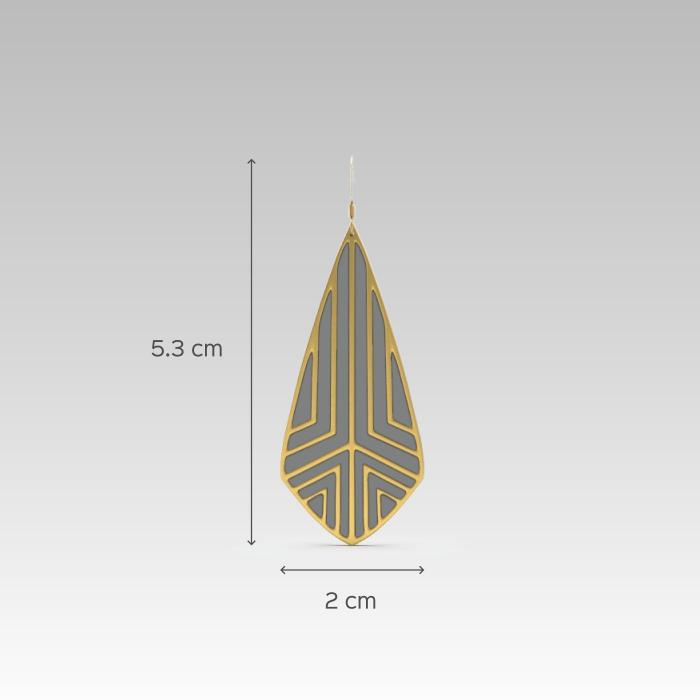 Art Deco Diamonds Earrings - Zwende
