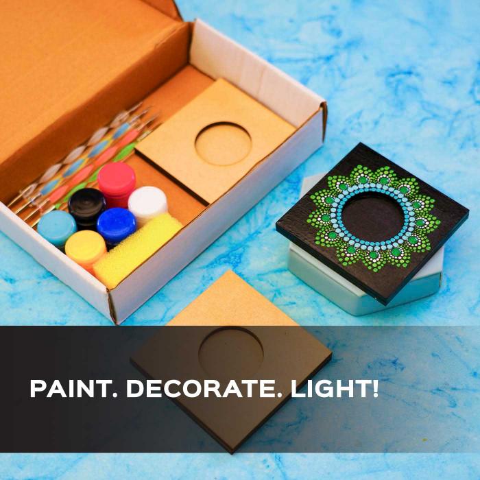 Dot Art Tealight Holder DIY Kit