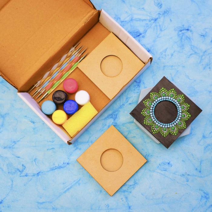 Dot Art Tealight Holder DIY Kit