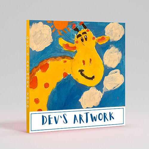 Personalized Art Memory Book for Kids