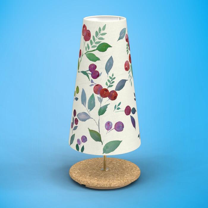 Hand-painted Long Cone Lamp