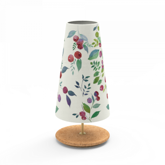 Hand-painted Long Cone Lamp