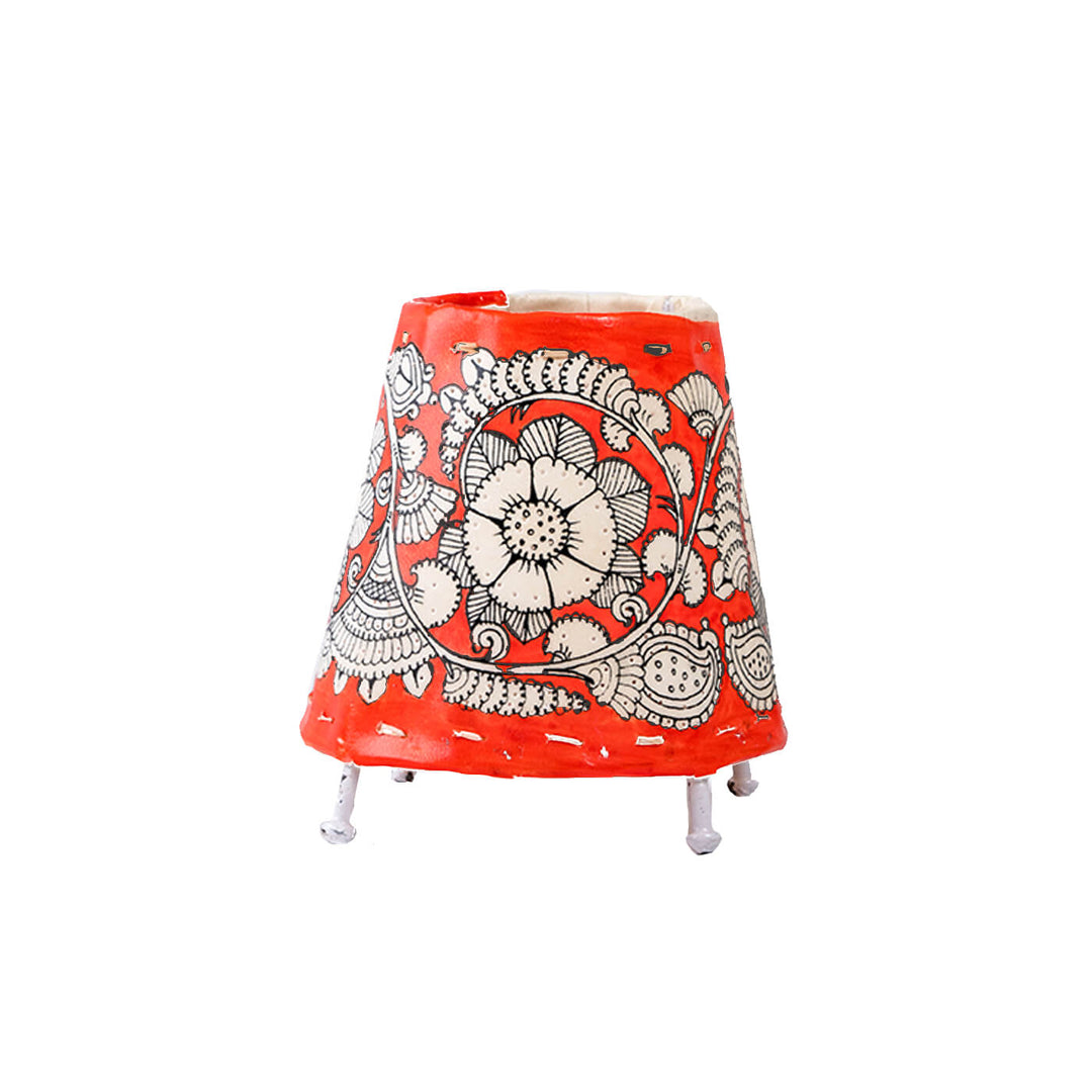 Hand Painted Tholu Bommalata Mini Lamp | 6 inches