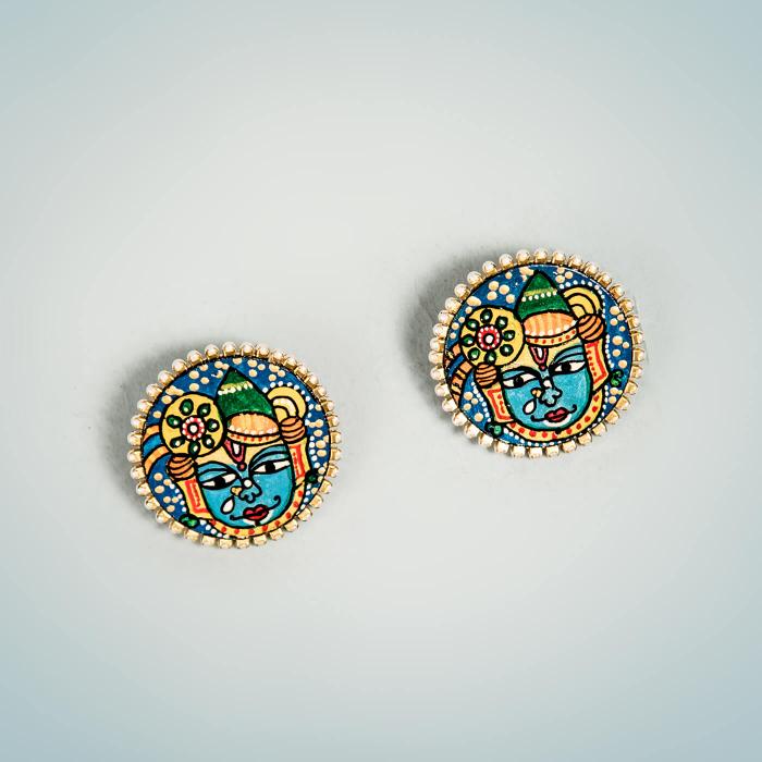 Handpainted Srinathji Studs