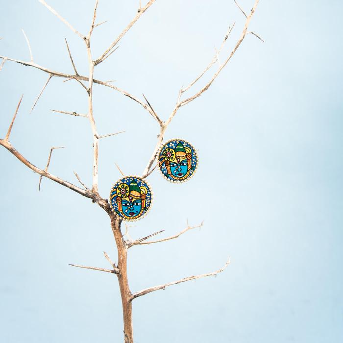 Handpainted Srinathji Studs
