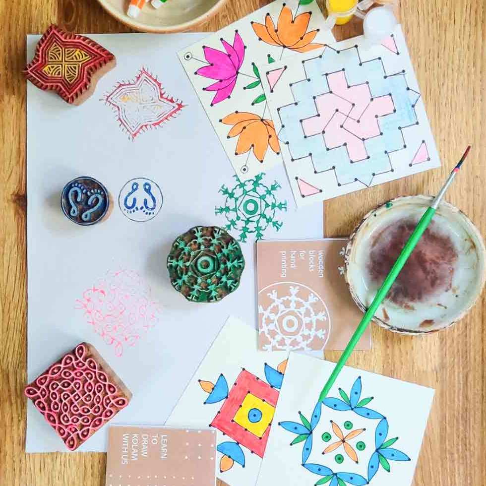 Rangoli Making DIY Kit