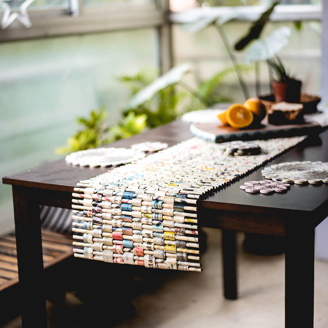 Handcrafted Table Runner - Natural