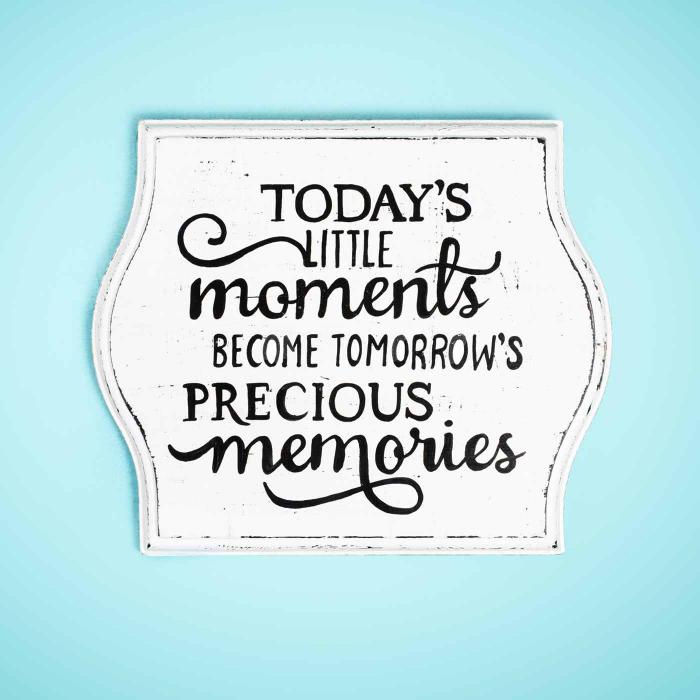 Hand Lettered Signage- Memories