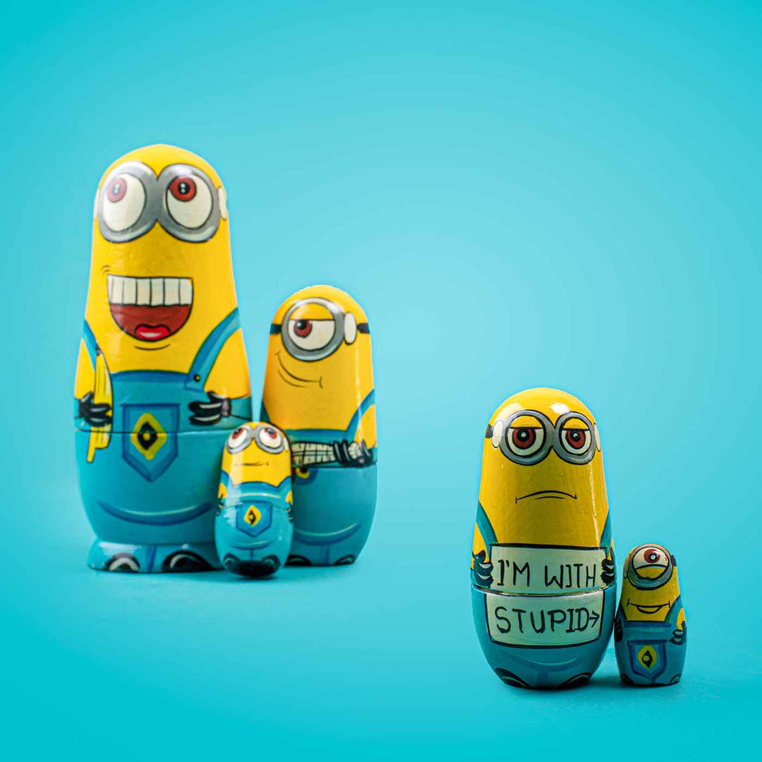 Minions Family Nesting Dolls - Set of 5