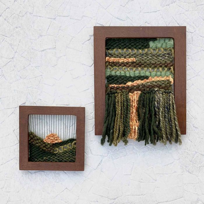Square Wooden Frame DIY Weaving Kit