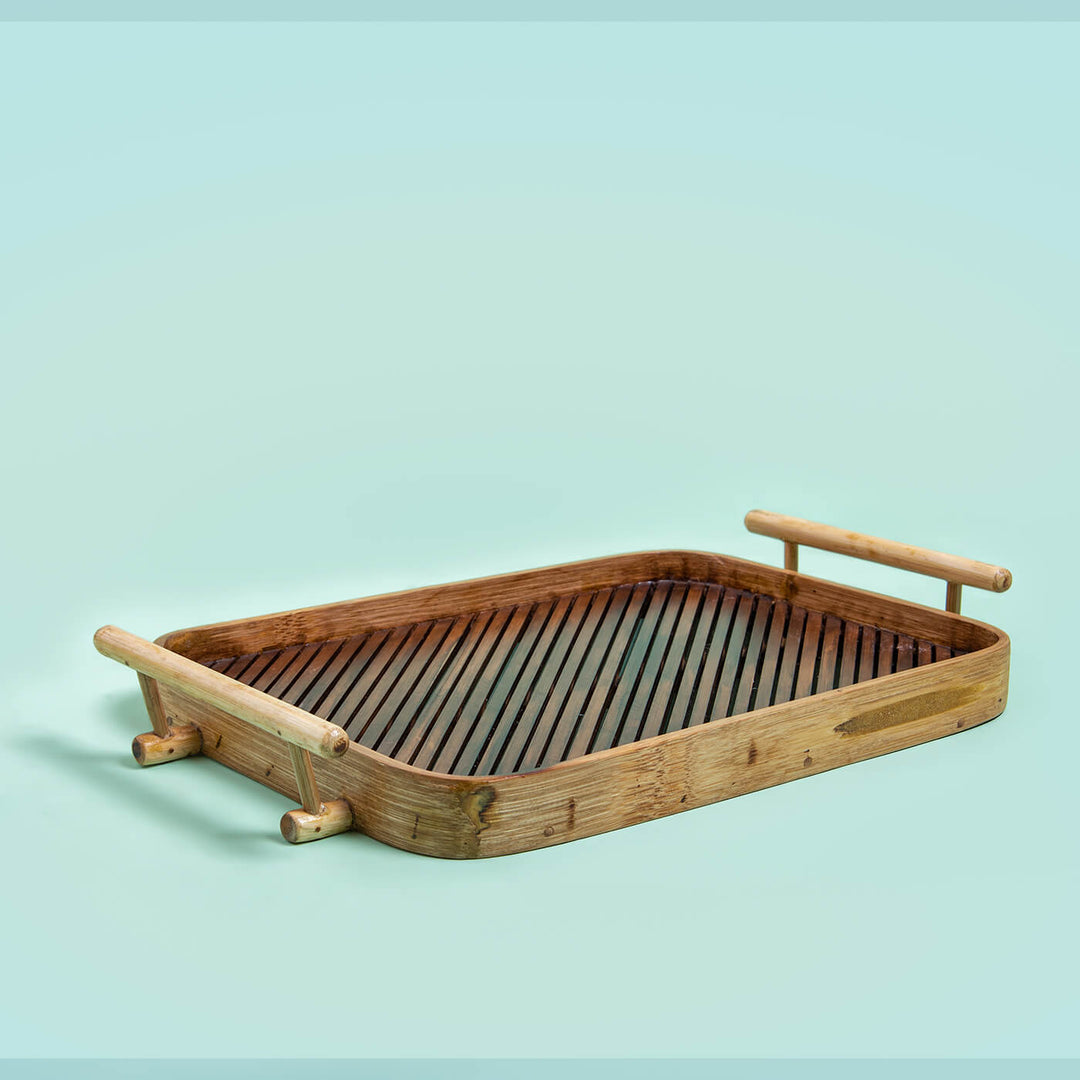 Bamboo Slat Tray - Medium