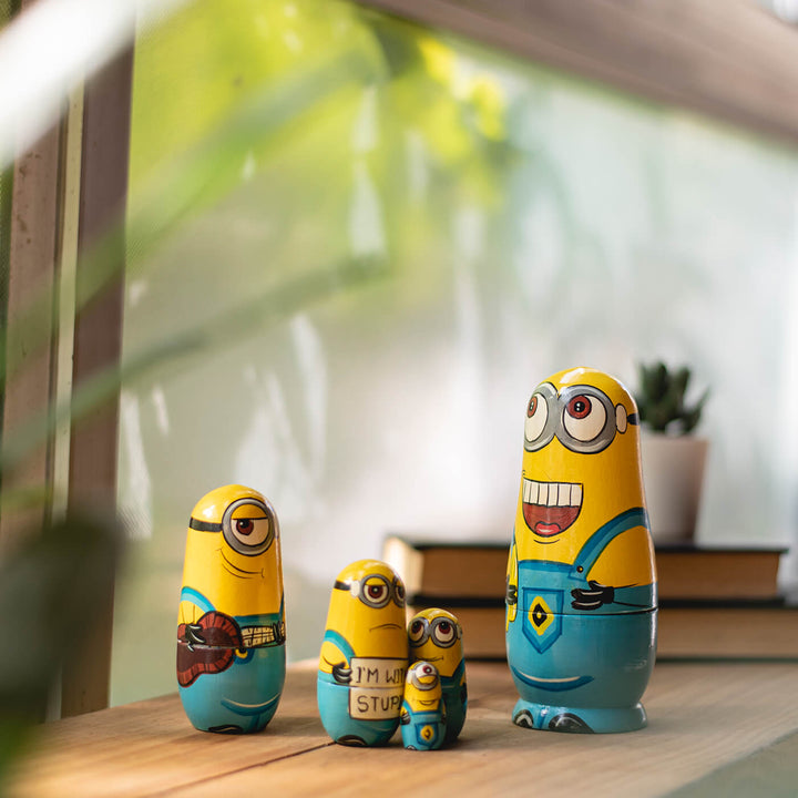 Minions Family Nesting Dolls - Set of 5