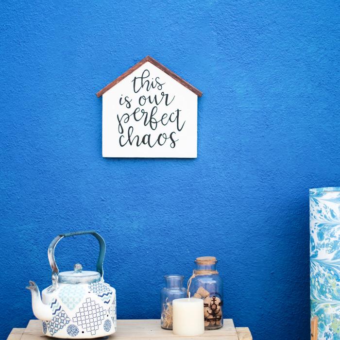 Hand Lettered Signage- This Is Our Perfect Chaos