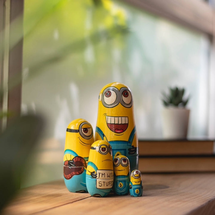 Minions Family Nesting Dolls - Set of 5