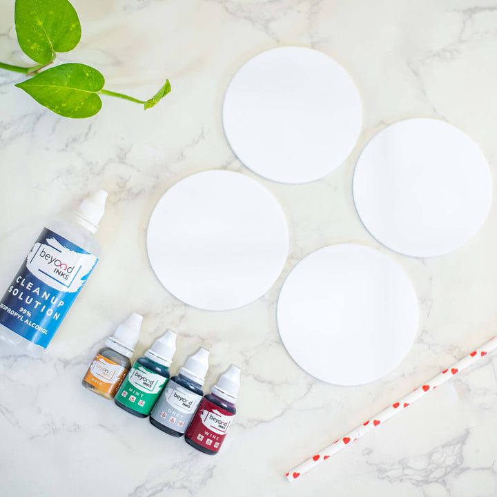 Alcohol Inks DIY Kit - Coasters