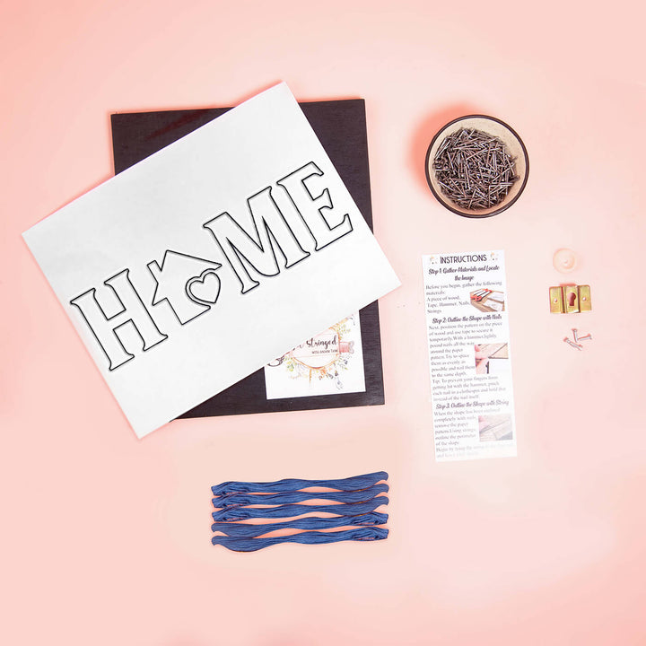 String Art DIY Kit - Home - Zwende