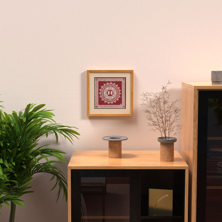 Traditional Aipan Wall Painting