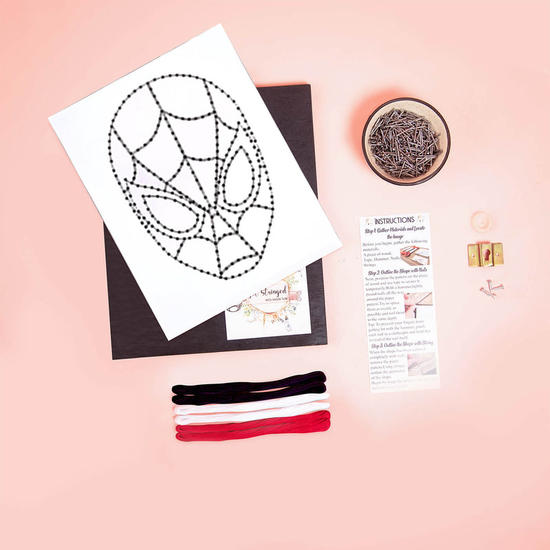 String Art DIY Kit - Spiderman