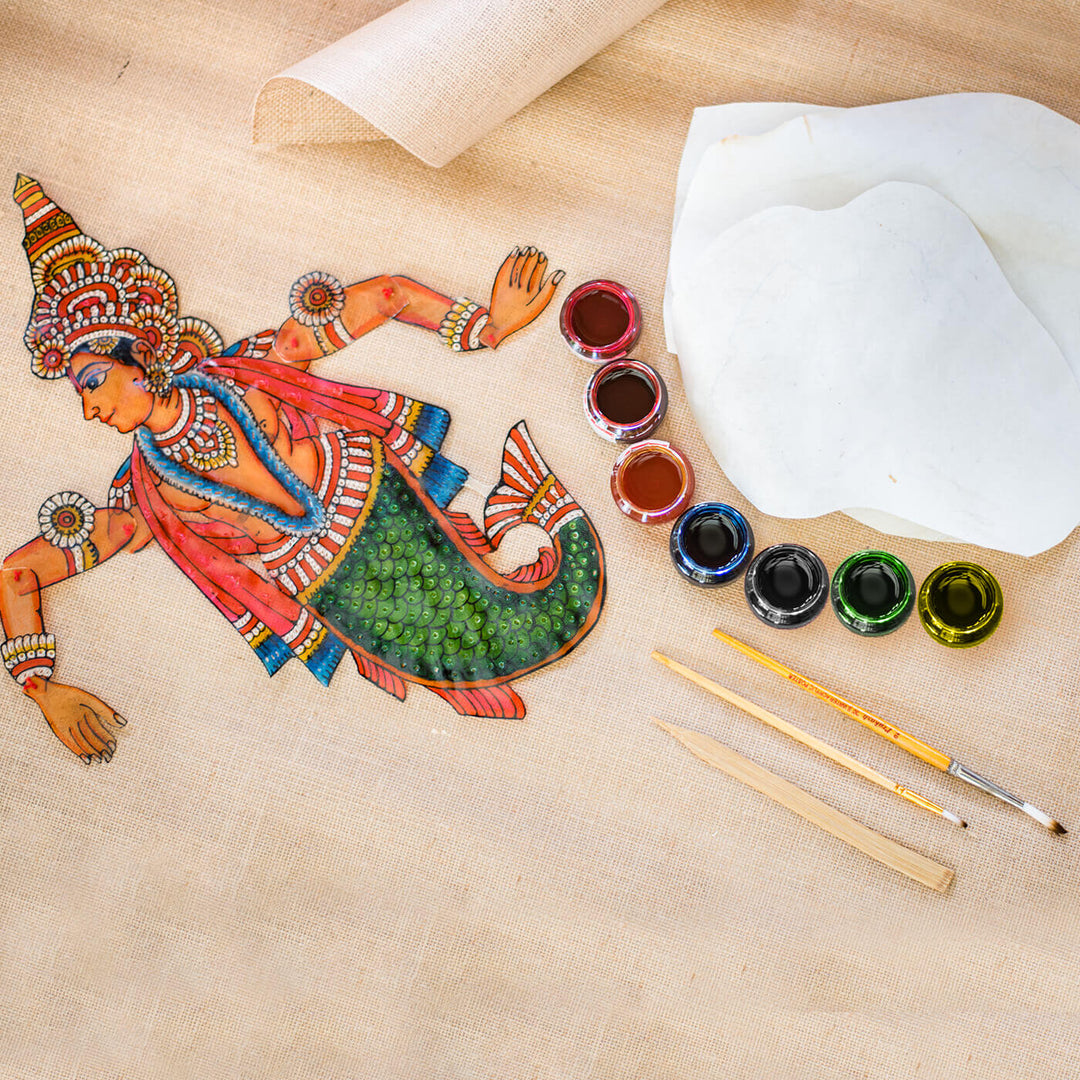 Ready To Paint Tholu Painting DIY Kit - Puppet