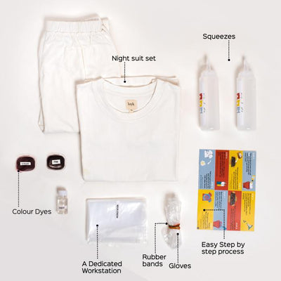 Night Suit Tie & Dye DIY Kit For Teenagers
