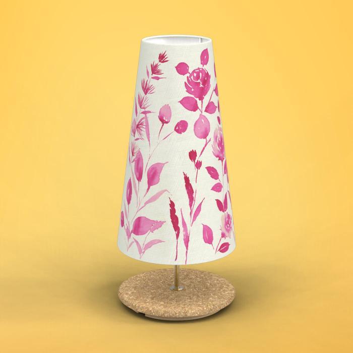 Hand-painted Long Cone Lamp