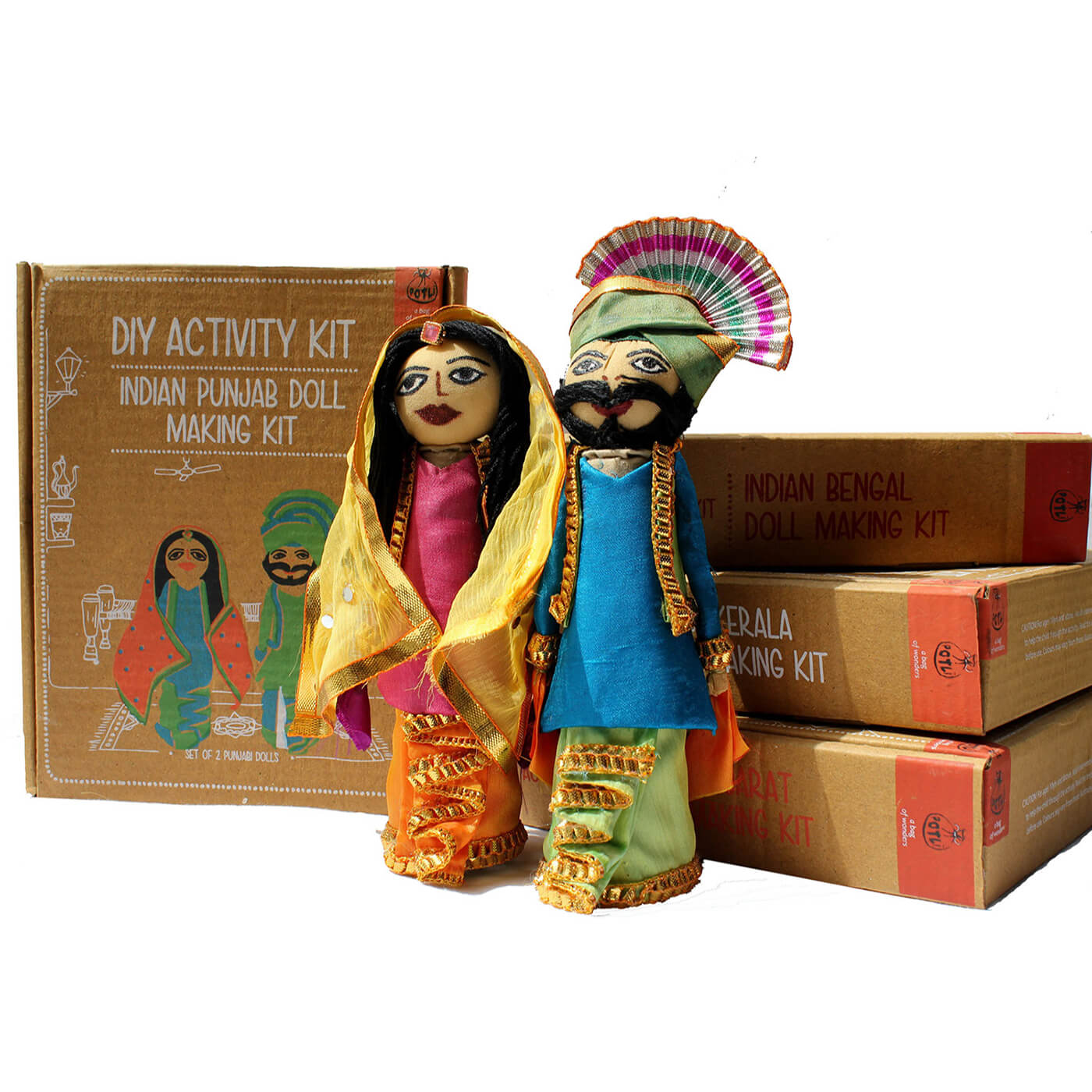 Buy Indian Traditional Doll DIY Kit Online On Zwende