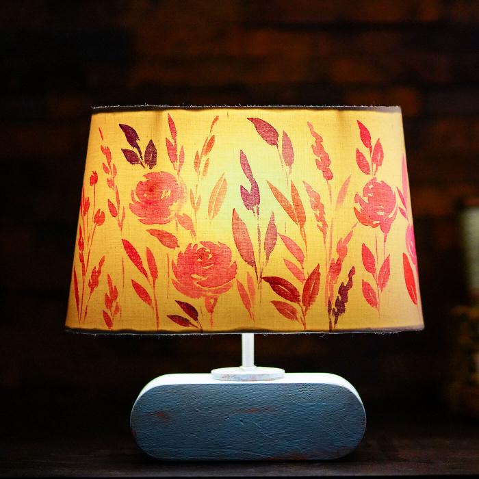 Handpainted Conical Trapezium Lamp