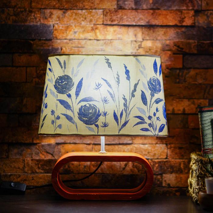 Handpainted Conical Trapezium Lamp