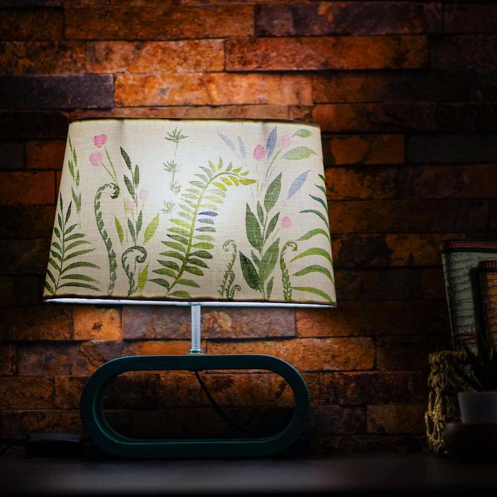 Handpainted Conical Trapezium Lamp