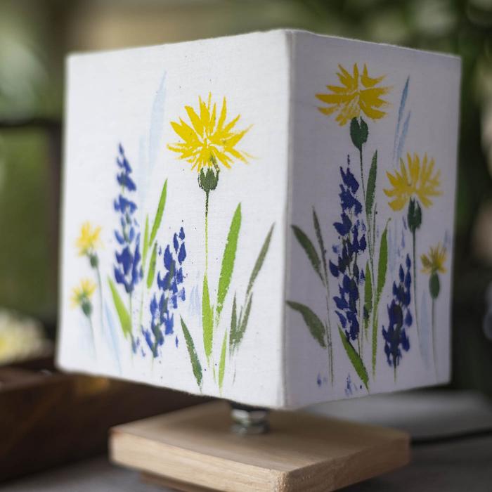 Small Cuboid Tabletop Lamp