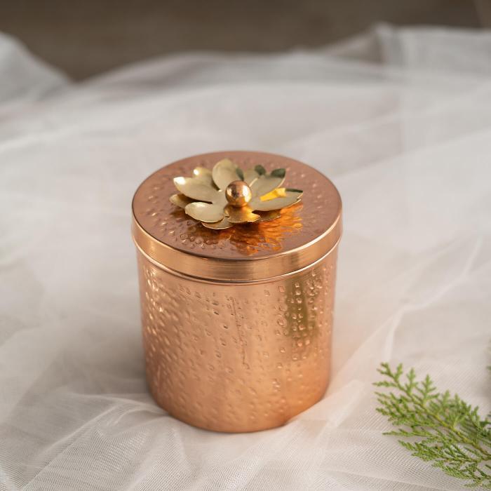 Rose Gold Multi-wick Tumbler Scented Candle - Lemongrass - Zwende