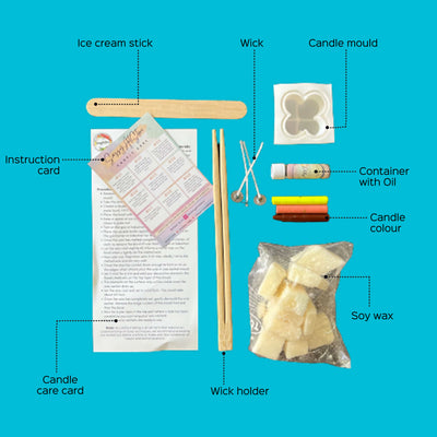 Soy Wax Bubble Candle DIY KIt