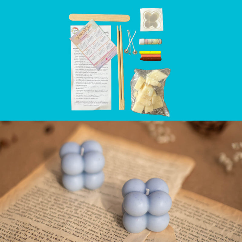 Soy Wax Bubble Candle DIY KIt