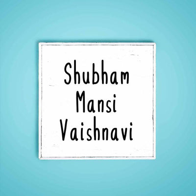 Big Square Nameboard