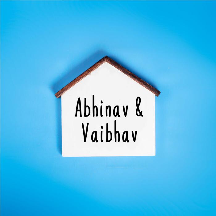 Home Shaped Nameboard