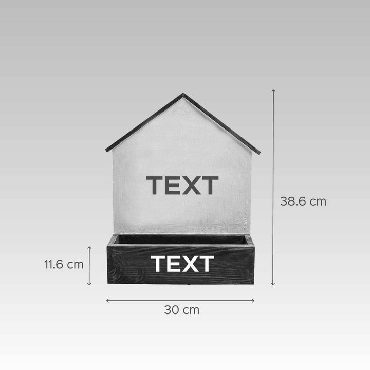 House Shaped Planter Nameboard - Zwende