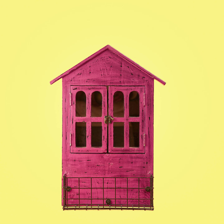 House Shaped Window Mirror