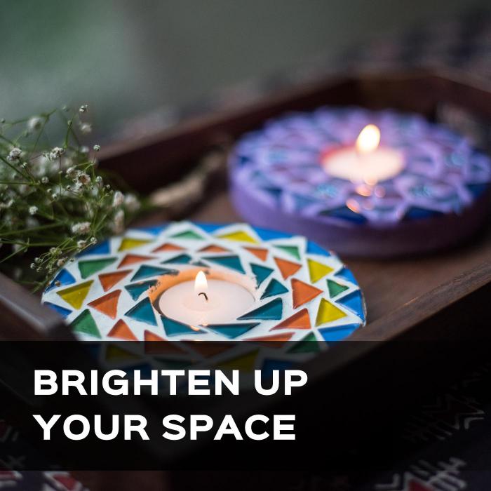 Mosaic DIY Kit - Tealight Holder