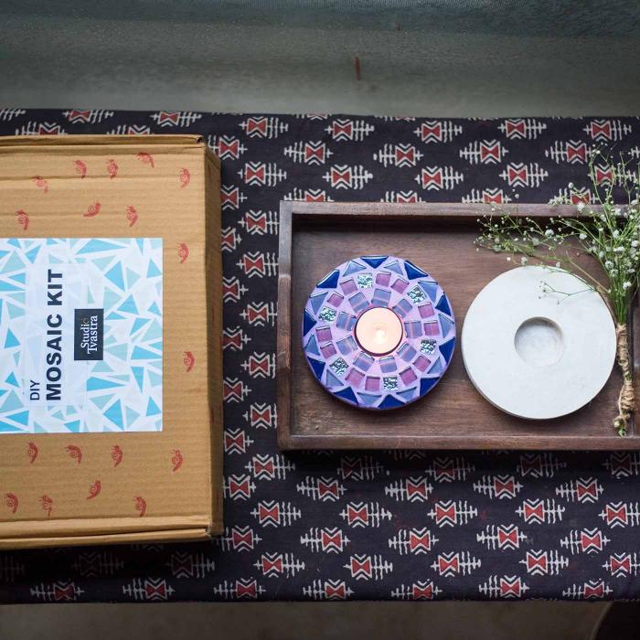 Mosaic DIY Kit - Tealight Holder