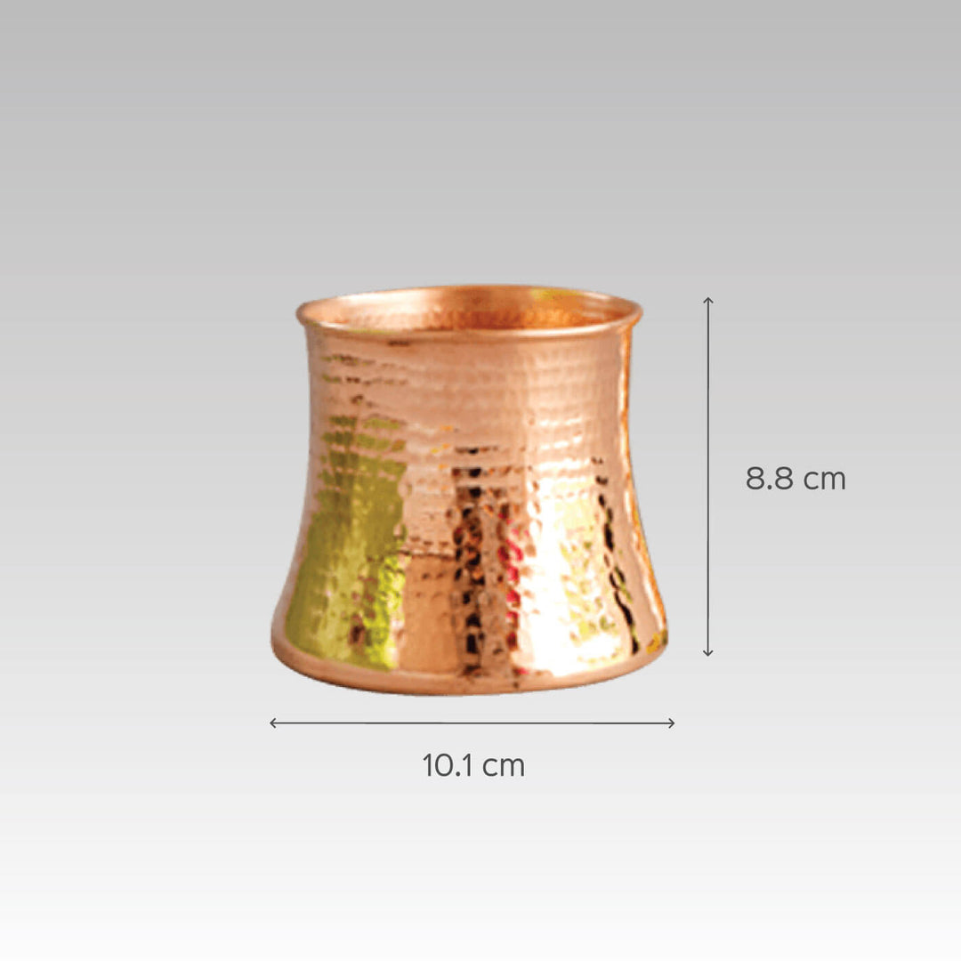 Concave Copper Tumbler