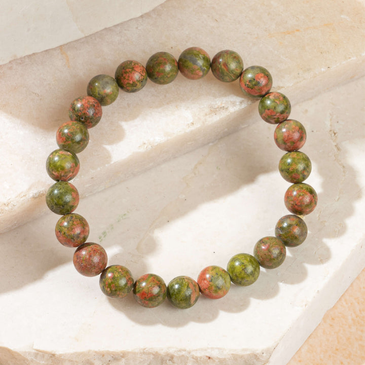 Handcrafted Healing Bracelet With Natural Stones