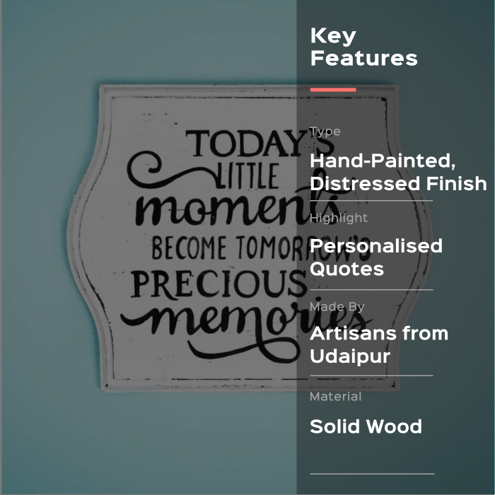 Hand Lettered Signage- Memories