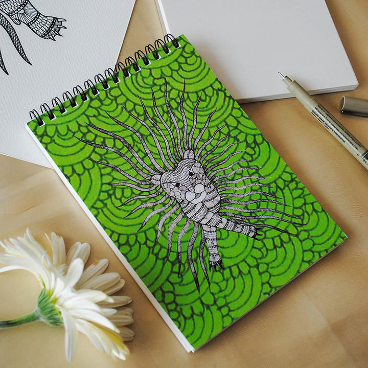 Gond Wagobha Green Sketchbook