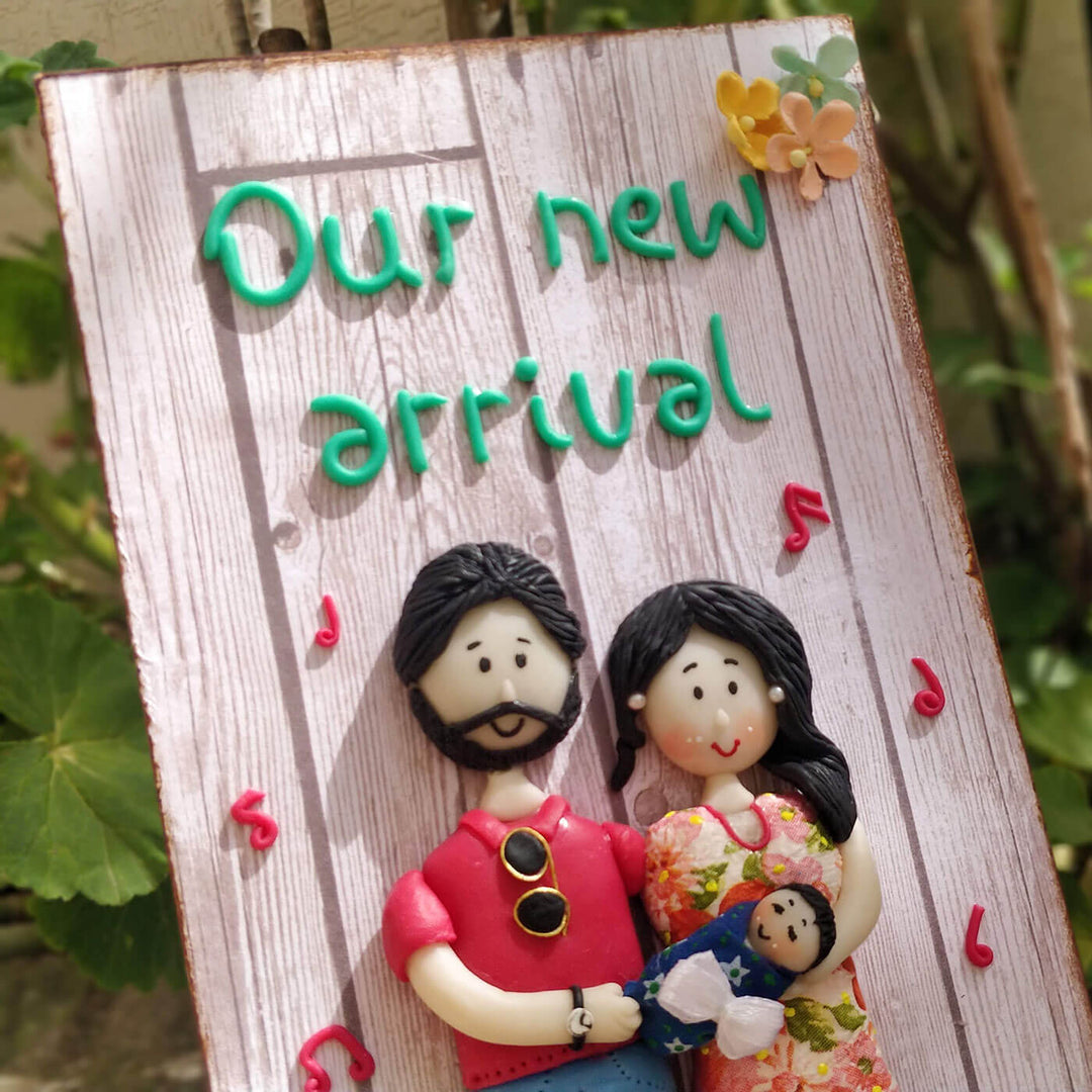 Clay Nameplate for Couples - Our New Arrival