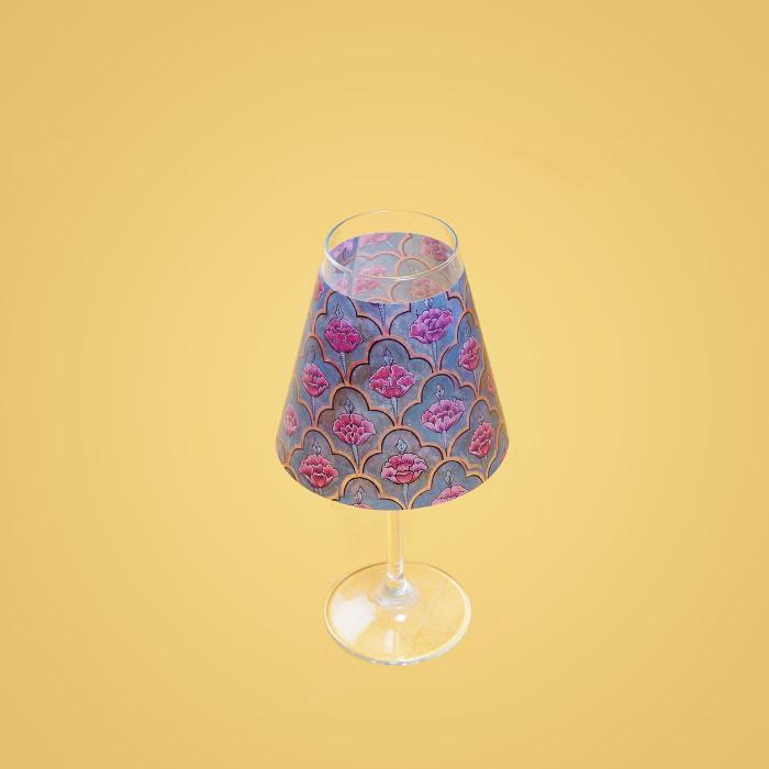 Wine Glass Shades - City Palace Lotus