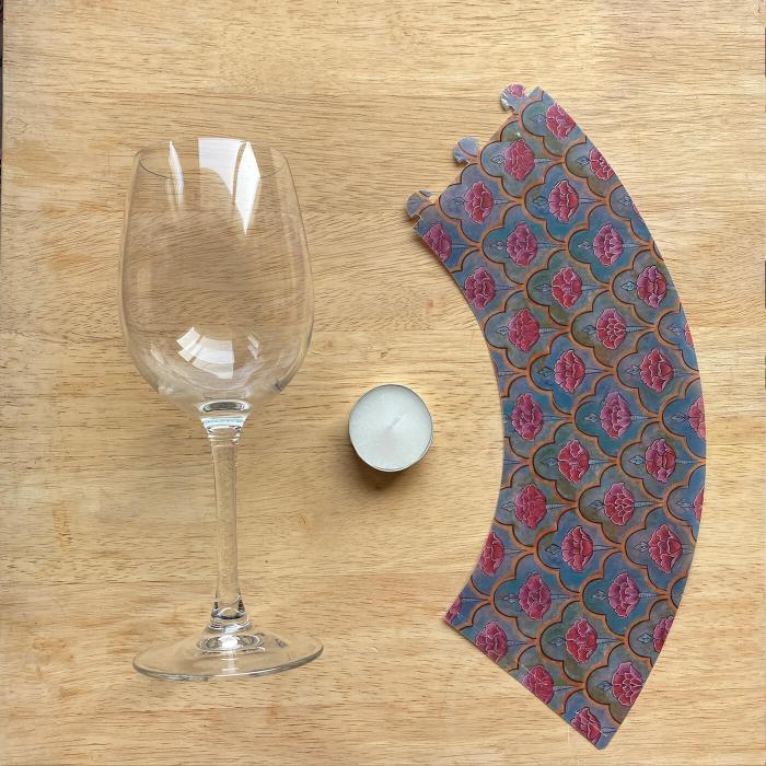 Wine Glass Shades - City Palace Lotus - Zwende