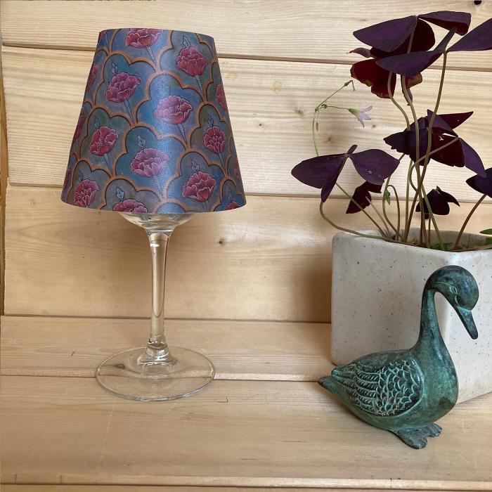 Wine Glass Shades - City Palace Lotus