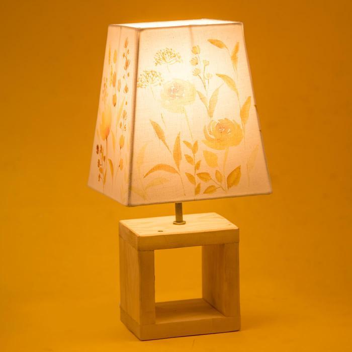 Handpainted Empire Tabletop Lamp